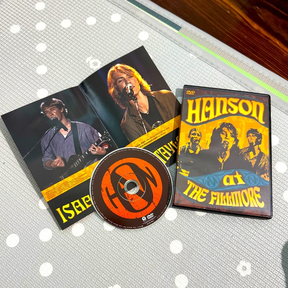 HTF Hanson Brothers at the Fillmore DVD Out of Print RARE Concert Music Live OOP